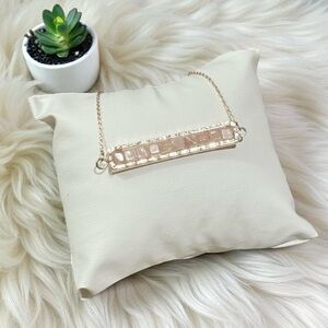Gold and Pink Necklace